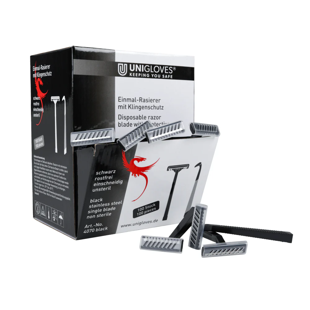 Disposable Razors Black (box of 100) - Image 2